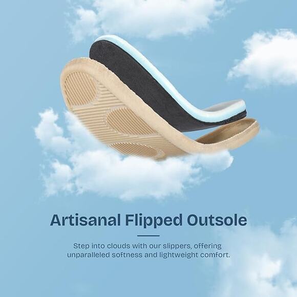 Women's Closed Back Slippers Faux Wool Soft Lightweight Non Slip House Black - Picture 4 of 5